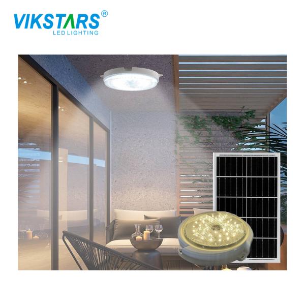 200W Household Solar Ceiling Light White Warm Neutral Light Indoor