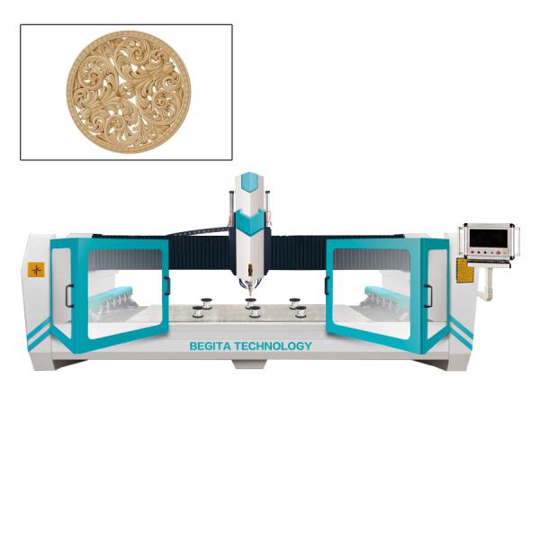 Quality Marble CNC Stone Carving Machine Water Cooling And CNC Control Type for sale