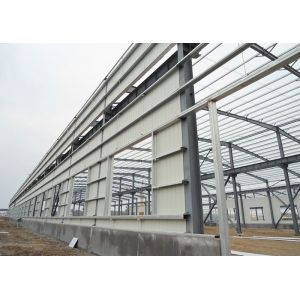 Prefab Industrial Commercial Steel Frame Building Windproof Exhibition Hall