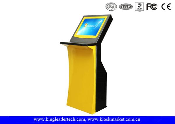 Quality Stylish Self Service Touch Screen Kiosk 19Inch For Airport Information Checking for sale