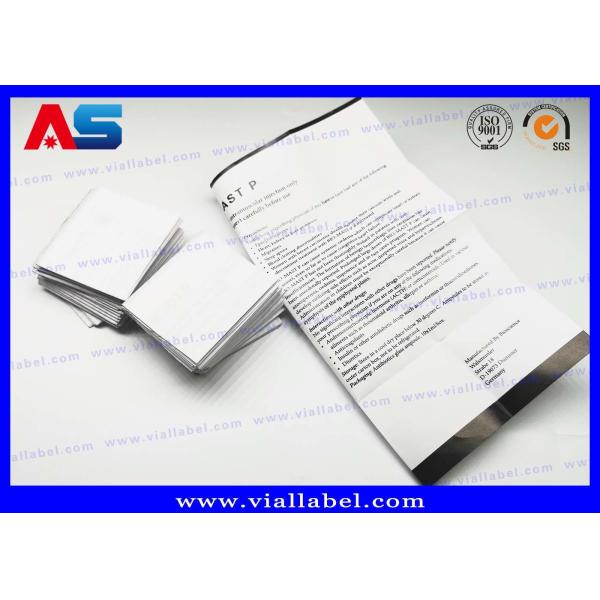 Leaflet Maker Paper Custom Leaflet Printing Foldable Package Insert Printing For Somatropin Hcg Description