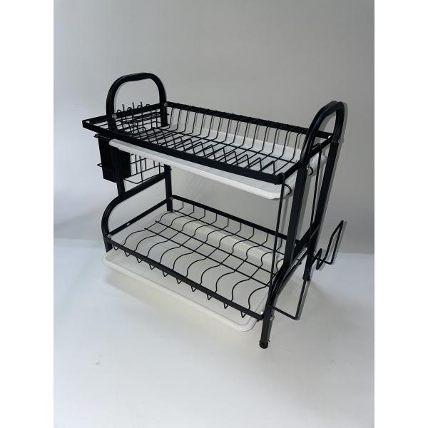 Kitchen Dish Rack Easy To Assemble Folding Rack for Organizational Needs