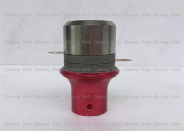 Quality Red 40khz Ultrasonic Transducer With 2pcs Ceramics PZT8  4um Amplitude for sale