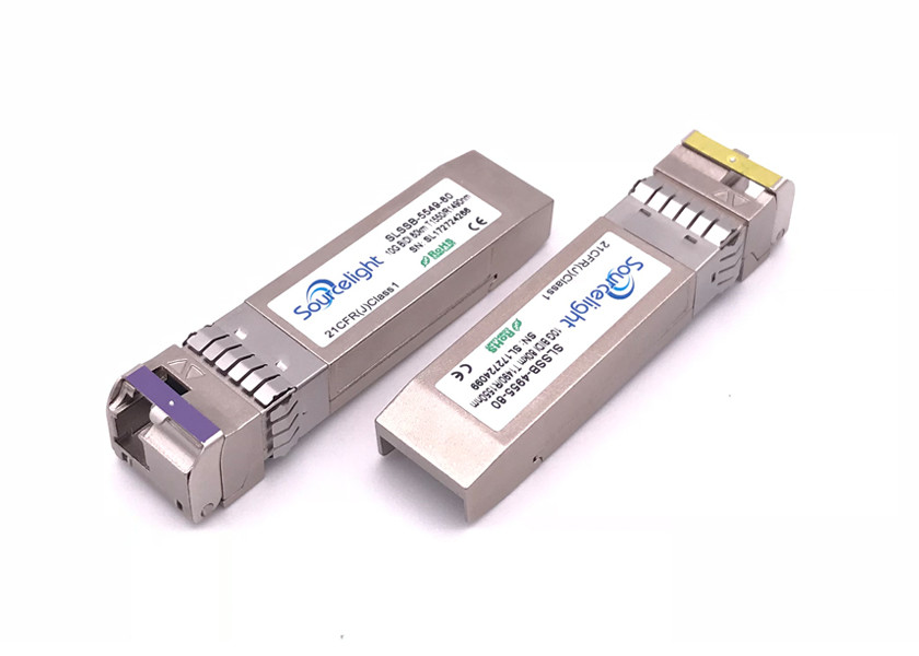 China Sfp+ Bidi 80km Ethernet Optical Transceiver , Data Center Optical Transceiver wholesale