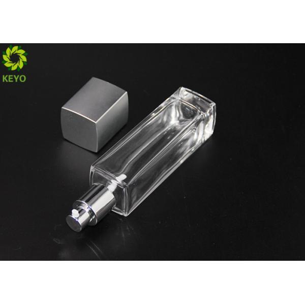 120ml Glass Moisturizing Lotion Pump Bottle With Electroplating Silver Pump Cap