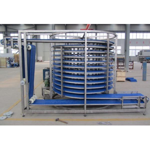 CE Certificate Bread/hamburger bun production line with Industrial sprial Cooler and tunnel Oven ,capacity 10000 pieces