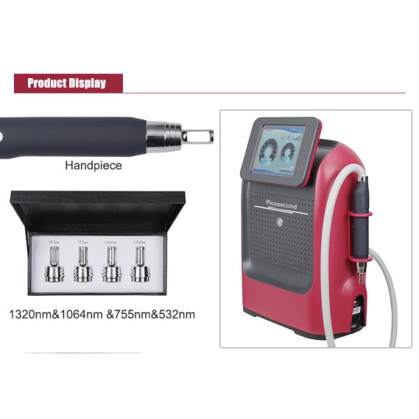 Portable Pico Second Laser Tatoo Remover Q Switched Nd Yag Picosecond Tattoo Removal Machine