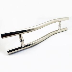 China SS201 Handles For Shower Doors , Glass Shower Door Pulls For 6-12mm Glass on sale