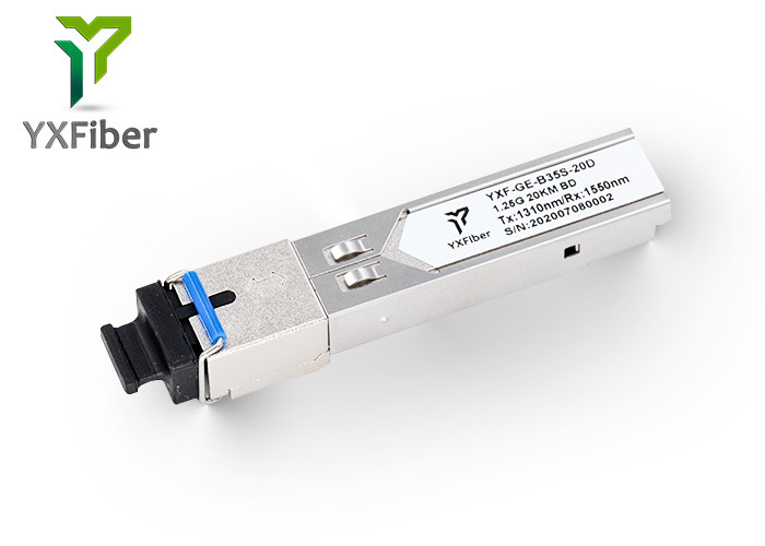China 20KM 1310nm/1550nm Bidirectional Sfp 1.25G SFP Optical Module wholesale