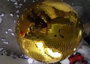 China 120CM Golden Mirror Ball Disco Stage Lights  Rotating Ball wholesale