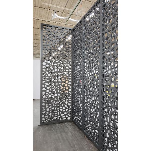 Custom Decorative Aluminium Fencing Security Tape Colorbond Privacy Fence