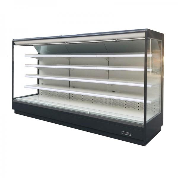 Quality 5 Layers Open Front Display Cooler , Supermarket Refrigeration Equipment for sale