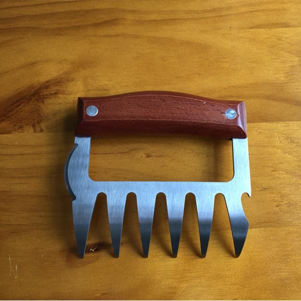 High Quality Meat Shredding SS Meat Claws Stainless Steel Metal Pulled Pork Bear Barbecue Bear Paw Shredder