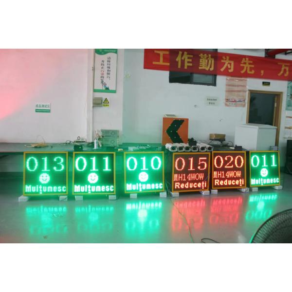 Road Safety Equipment Iron Speed Limit Traffic Sign With Phone App Control