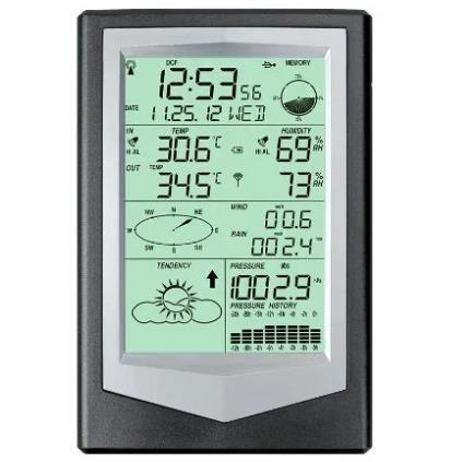 Quality Solar PV 60C Digital Weather Station With Data Logger for sale