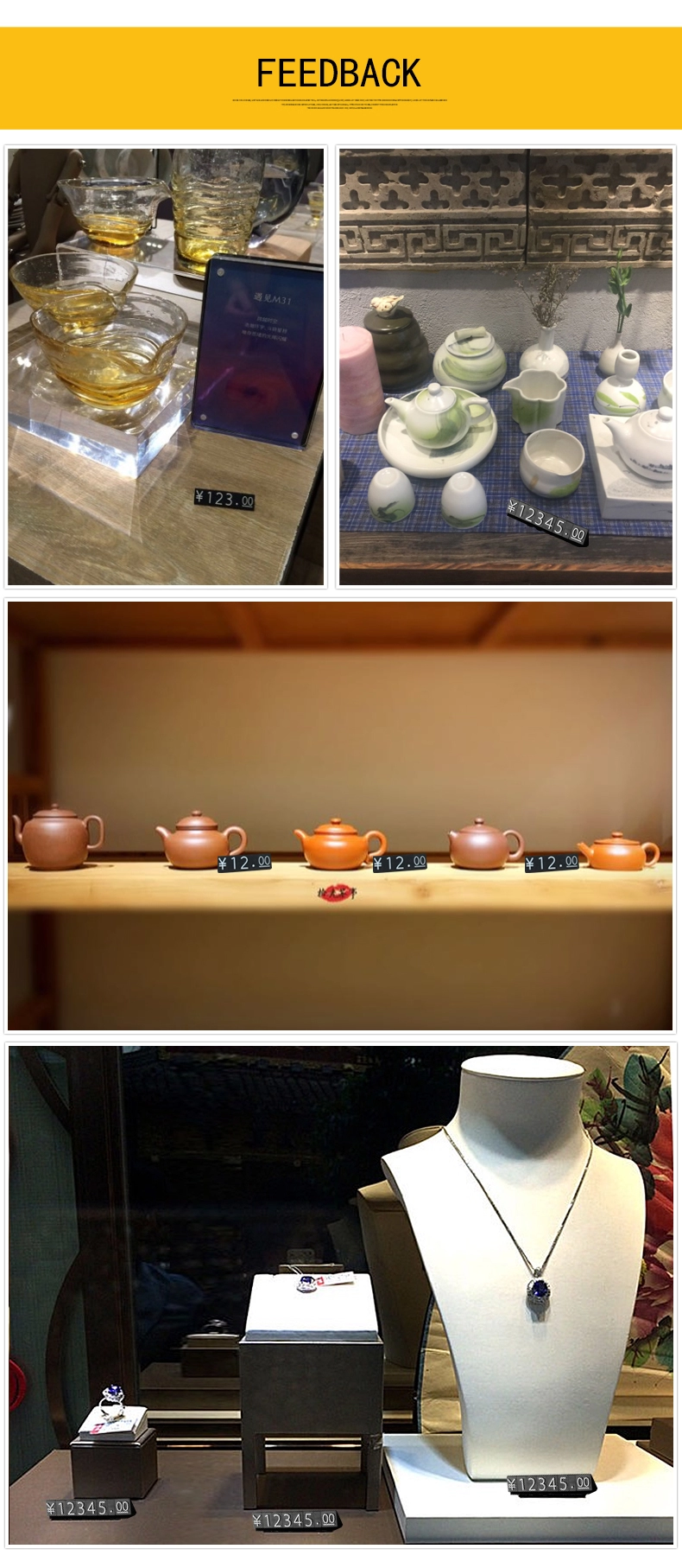 Paperboard Jewelry Watch Display Stand Euro Thai Baht Pricing Cubes for Retail Stores Custom Order