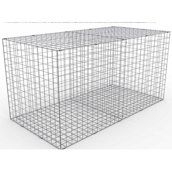 8x10cm PVC Coated Gabion Baskets Wire Mesh Retaining Wall