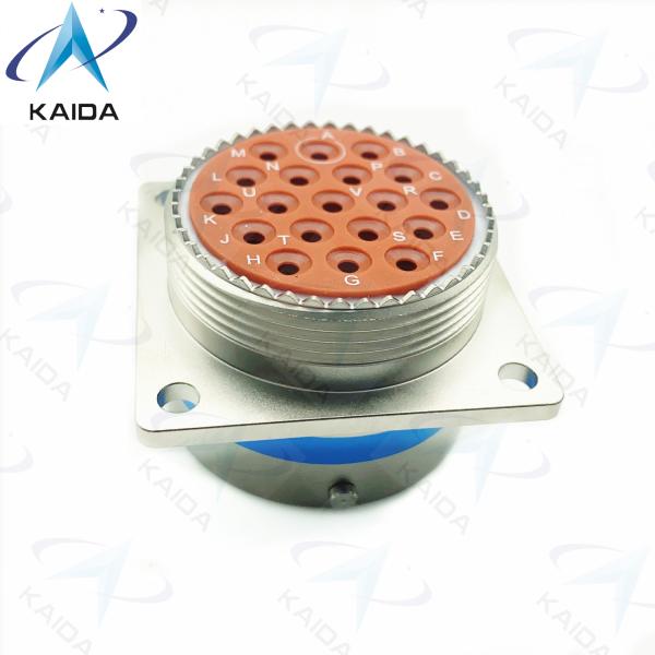 19 Female Pins MIL-DTL-26482 Connector Electroless Nickel Finsh Mil Dtl 26482 Series Ii