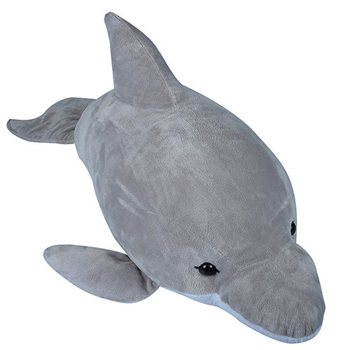 High Durability Cute Plush Dolls Gray / White Color PP Cotton Material