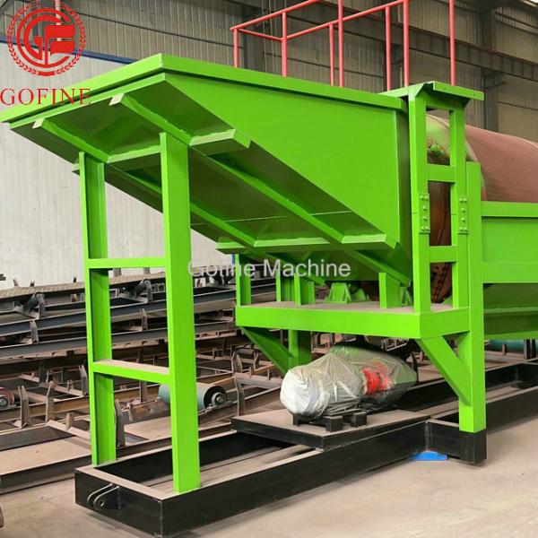 Quality Rolling Griddle Trommel Rotary Screen In Refractory Materials Coal Fertilizer for sale