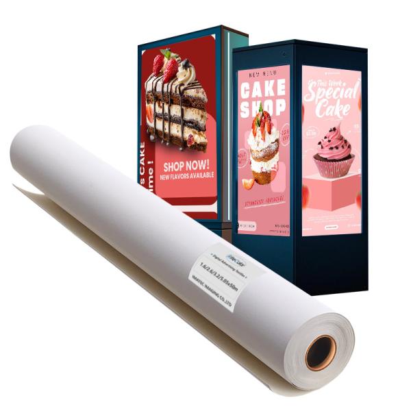 Quality Solvent Coated Backlit Frame System Textile 180gsm Eco Solvent UV Ink Fabric Roll for sale