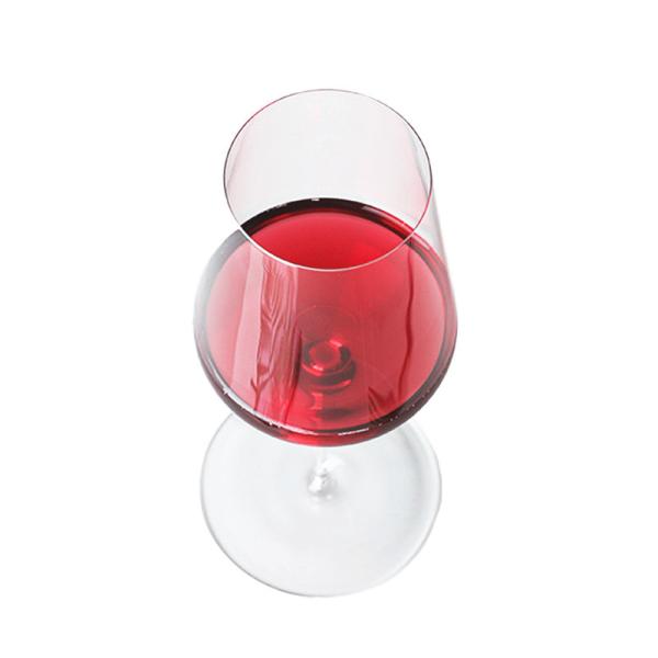 Unique 220ml Crystal Clear Stemless Wine Glasses For Wedding Party Custom Logo Burgundy Glasses