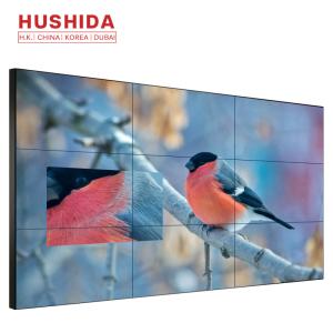 HUSHIDA Indoor Advertising 3X3 LCD TV Screen Video Wall 49 Inch Seamless