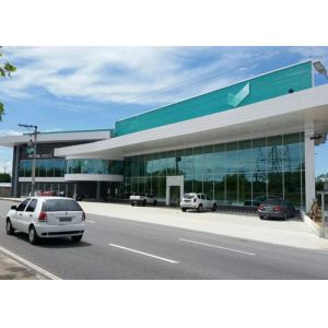 Q355 Steel Frame Commercial Buildings Windproof Steel Structure Exhibition Hall