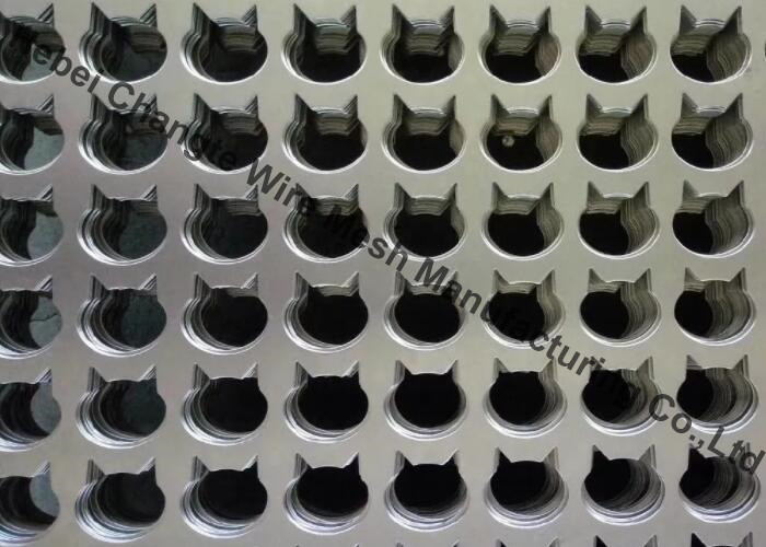 Round Hole 1.2mm Galvanized Perforated Metal Cladding Panels
