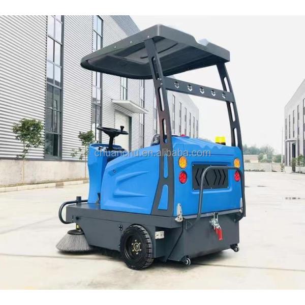 Durable Industrial Street Roadelectric Ride On Sweeper Truck with Pure Electric Energy Type