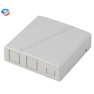 China ABS Plastic FTTH Outdoor Box 2 Port Indoor Fiber Termination Box wholesale