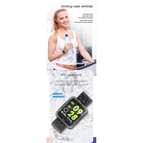 Rfid H19 Health Monitoring Smartwatch OEM blood pressure monitor bracelet