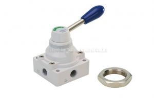 China G3/8 Manual Directional Control Valve , Pneumatic Hand Switching Valve wholesale