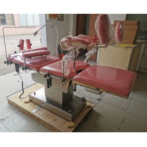 China Electric Gynecological Surgical Table With LED Examination Lamp wholesale