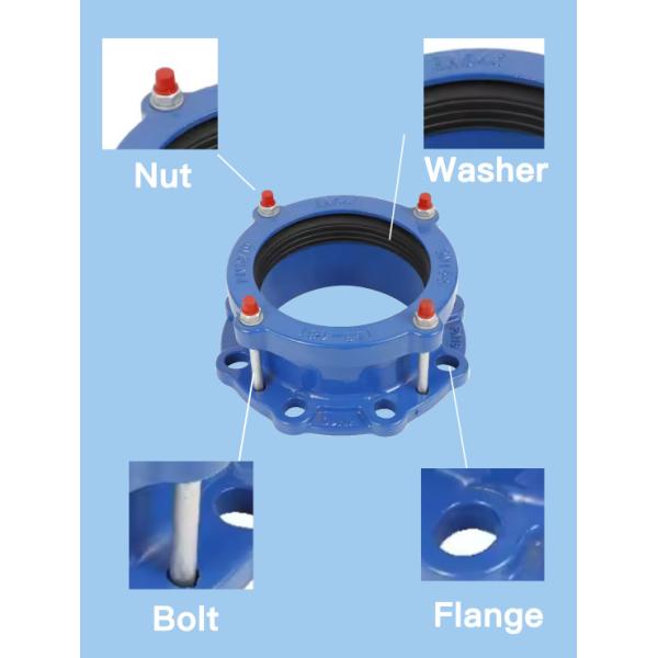 PVC Quick ductile iron pipe flange adapter Carbon Steel Pipe Fitting