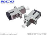 LC-SC Female Fiber Optic Hybrid Adapter Single Mode Simplex Metallic