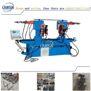 China Double Head Pipe Bending Machine Dual Head Double End Double Side Tube Bending Machine Pipe Bender wholesale
