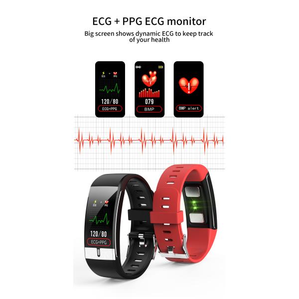 HL66 Smart watch IP68 Heart Rate Wristband For Couples USB Plug Play Charging