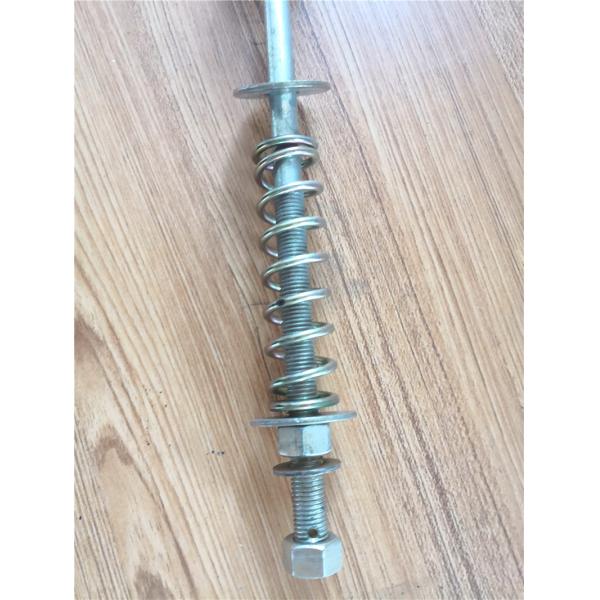 Iron Steel Material Elevator Accessories With Yellow Zinc Plated Surface