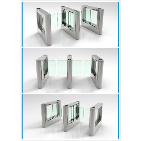 Airport / Metro / Swimming Hall Speed Gate Half Height Turnstile with Automatic Rfid Reader