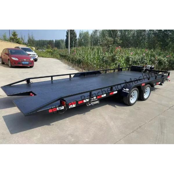 5t 5m*2.2m Platform Truck Semi Trailer Axle For Cargo Transport