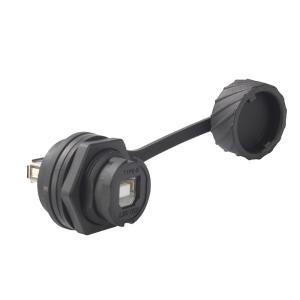 China Female To Female USB BF TO USB 2.0 AF Waterproof Coupler wholesale