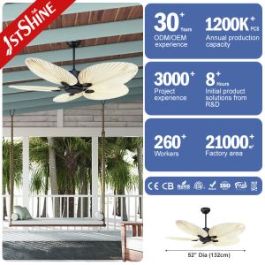 ETL Certificate Silent Motor Classic Ceiling Fans Without Light