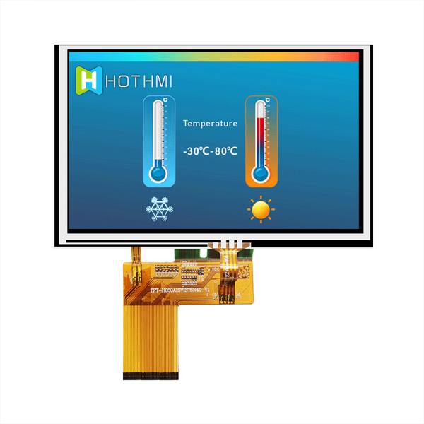 5 Inch Resistive Touchscreen TFT LCD With 800x480 Resolution