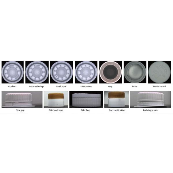 Full Automatic AI Vision Inspection Machine for Caps with Comprehensive Defect Detection and Self-Developed Software