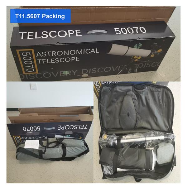 OPTO-EDU T11.5607 Astronomical Refracting Telescope Focal Length 500mm D70