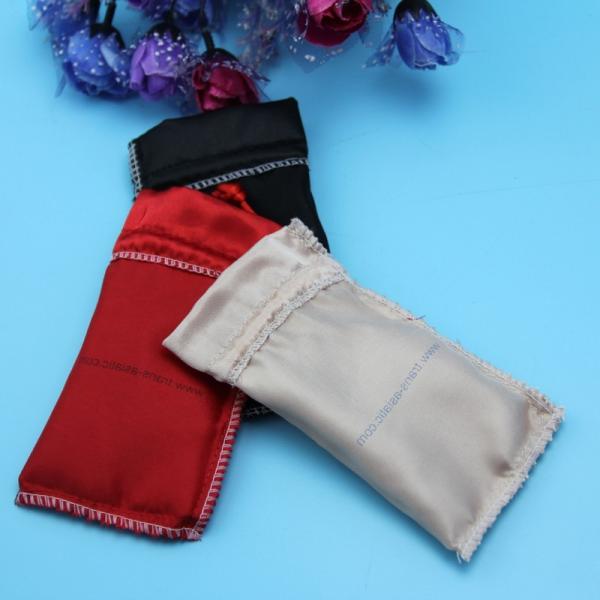 Custom satin logo printing silk jewelry bag silk drawstring bag for hair packing