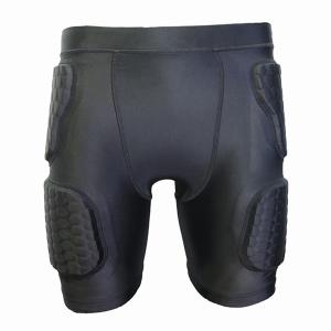 China Wide Band Basketball Padded Compression Shorts , Mens Running Compression Shorts wholesale