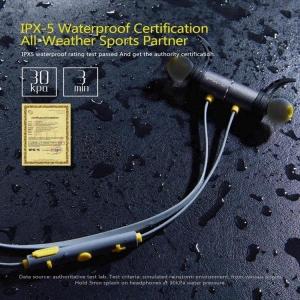 China BX343 IPX5 Waterproof Earbuds Magnetic Headset Sport Running Ear Hook Earphones on sale