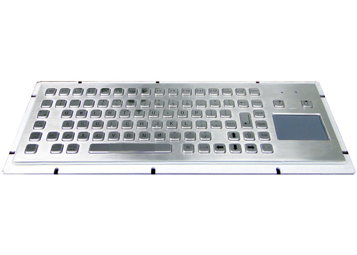 Rugged Stainless Steel Industrial Keyboard With Mouse Touchpad